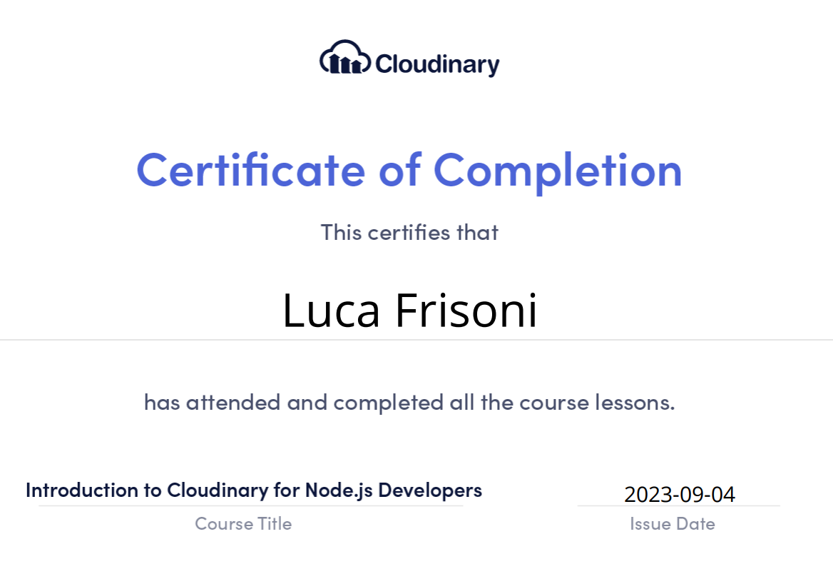 certificates